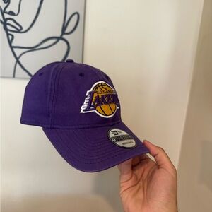 Purple Los Angeles Lakers Cap